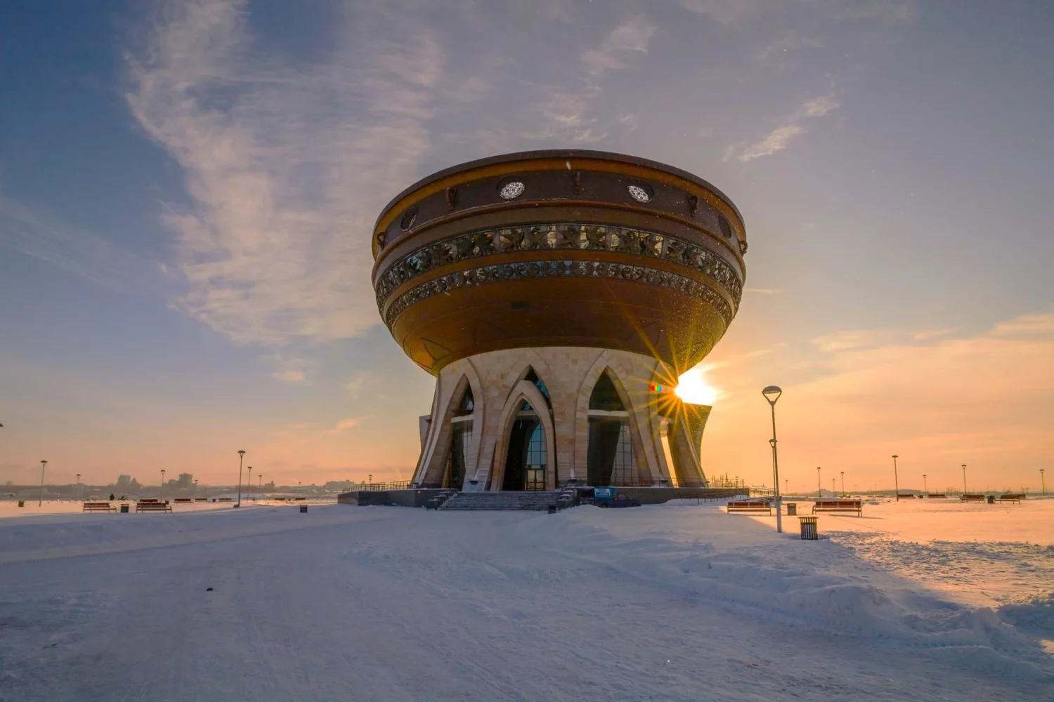 Казань дворец бракосочетания зима